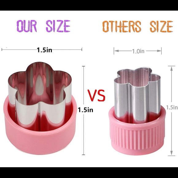 ‼️SOLD ON Ⓜ️Vegetable and Fruit Cutter Shapes Set - Picture 3 of 6